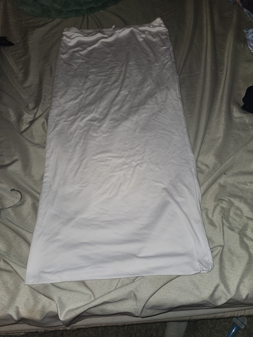 White Maxi Slip Skirt